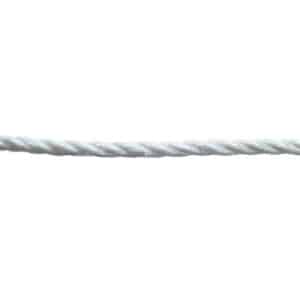 6mm White Polypropylene Rope (Sold By Metre)