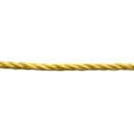 8mm Yellow Polypropylene Rope (Sold By Metre)