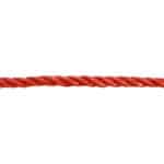 8mm Orange Polypropylene Rope (Sold By Metre)