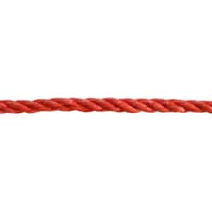 8mm Orange Polypropylene Rope (Sold By Metre)