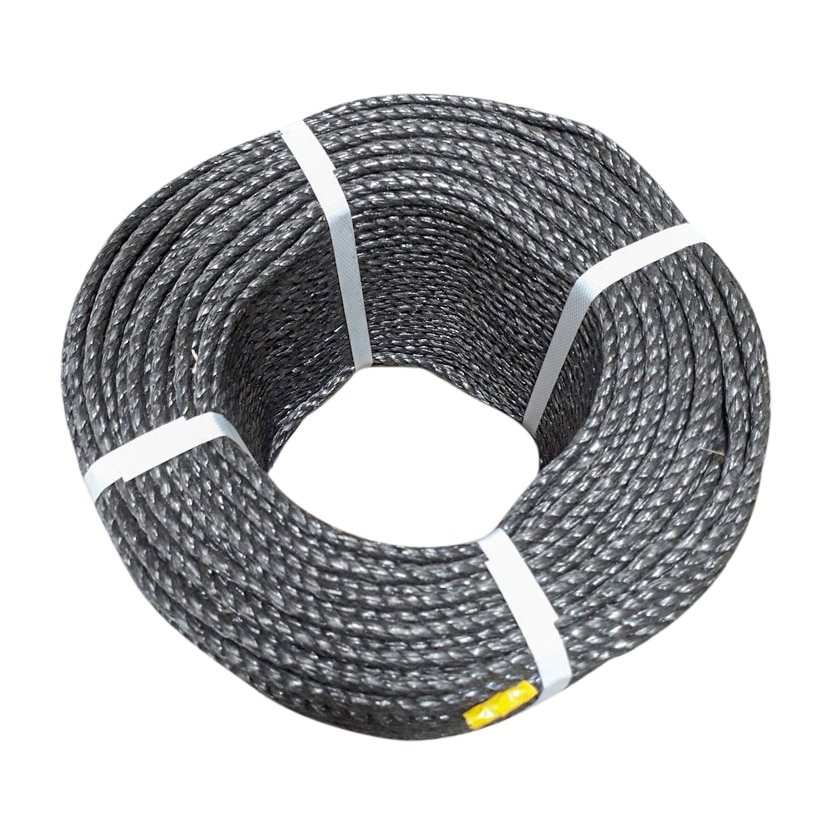 6mm Black Polypropylene Rope (220m Coil)