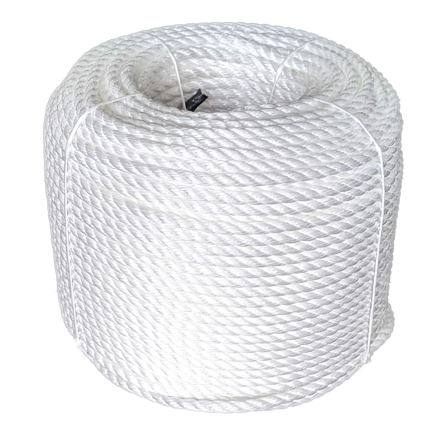 12mm White Polypropylene Rope (220m Coil)