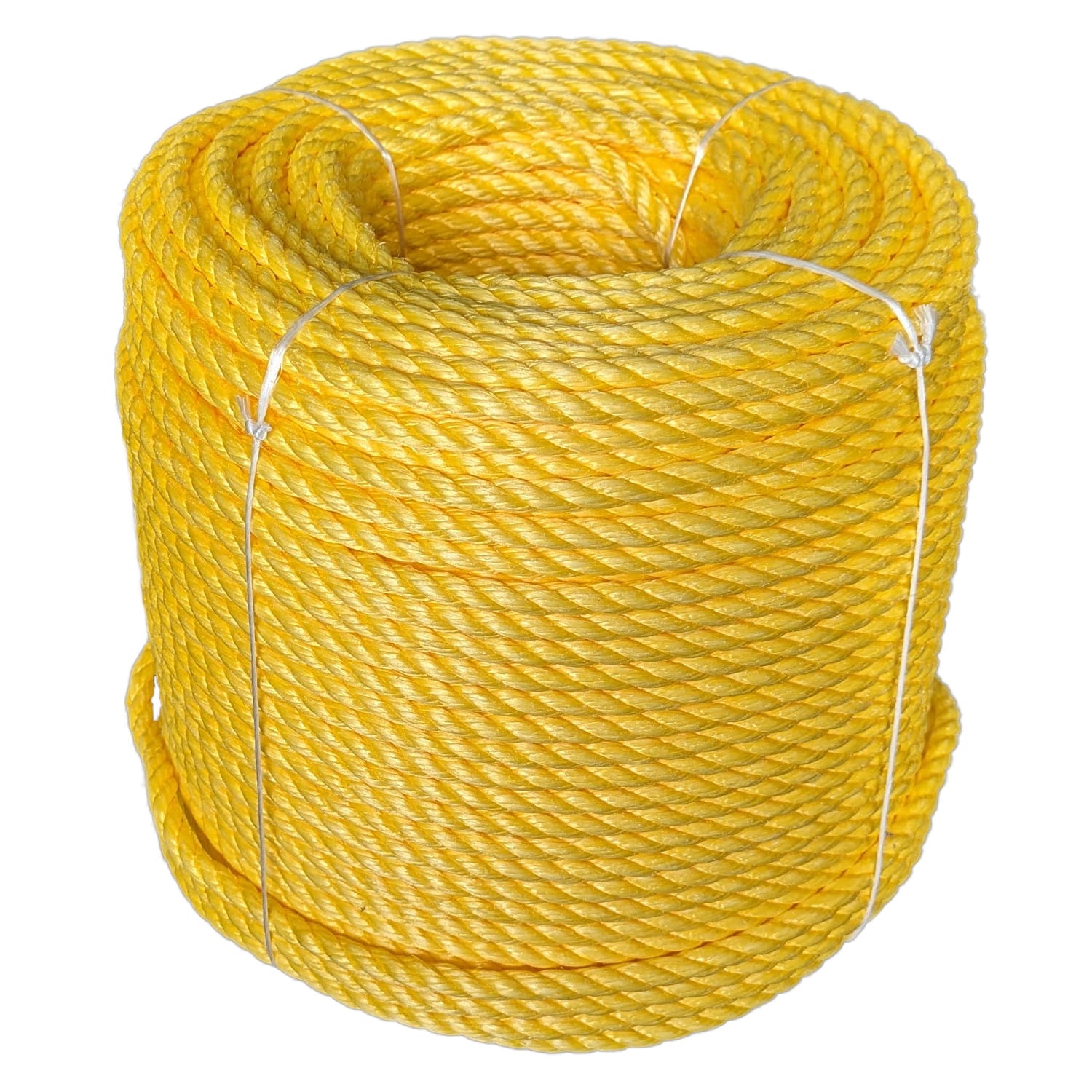 12mm Yellow Polypropylene Rope (220m Coil)