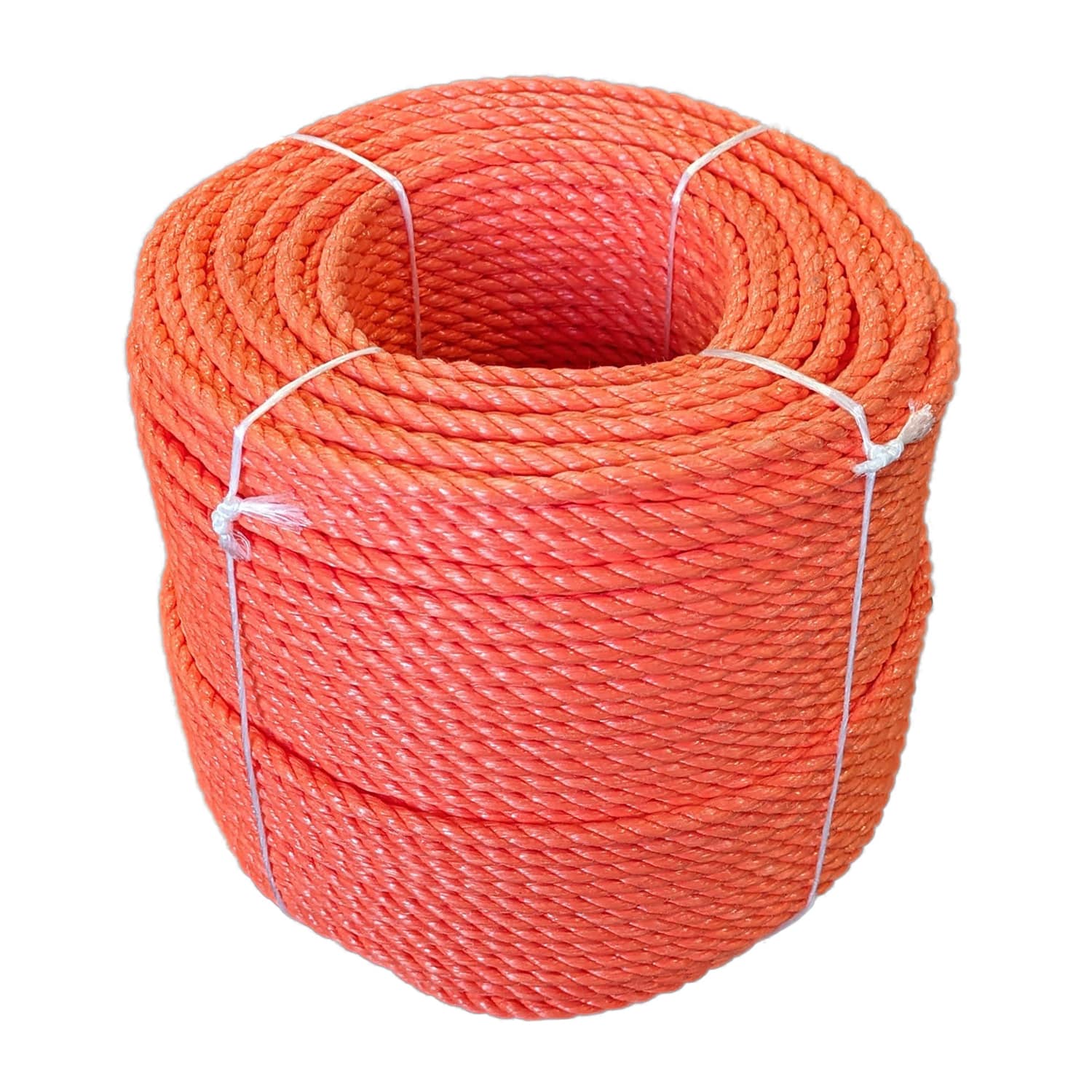 10mm Orange Polypropylene Rope (220m Coil)