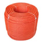 12mm Orange Polypropylene Rope (220m Coil)