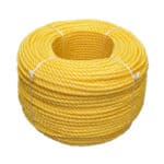 6mm Yellow Polypropylene Rope (220m Coil)