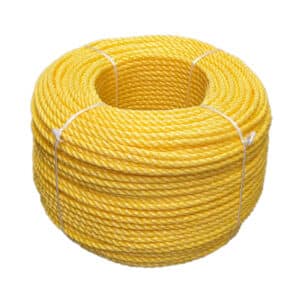 6mm Yellow Polypropylene Rope (220m Coil)