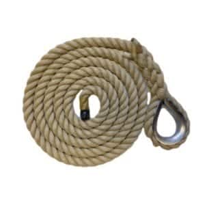 5m Synthetic Hemp Gym Climbing Rope (28mm Thick)