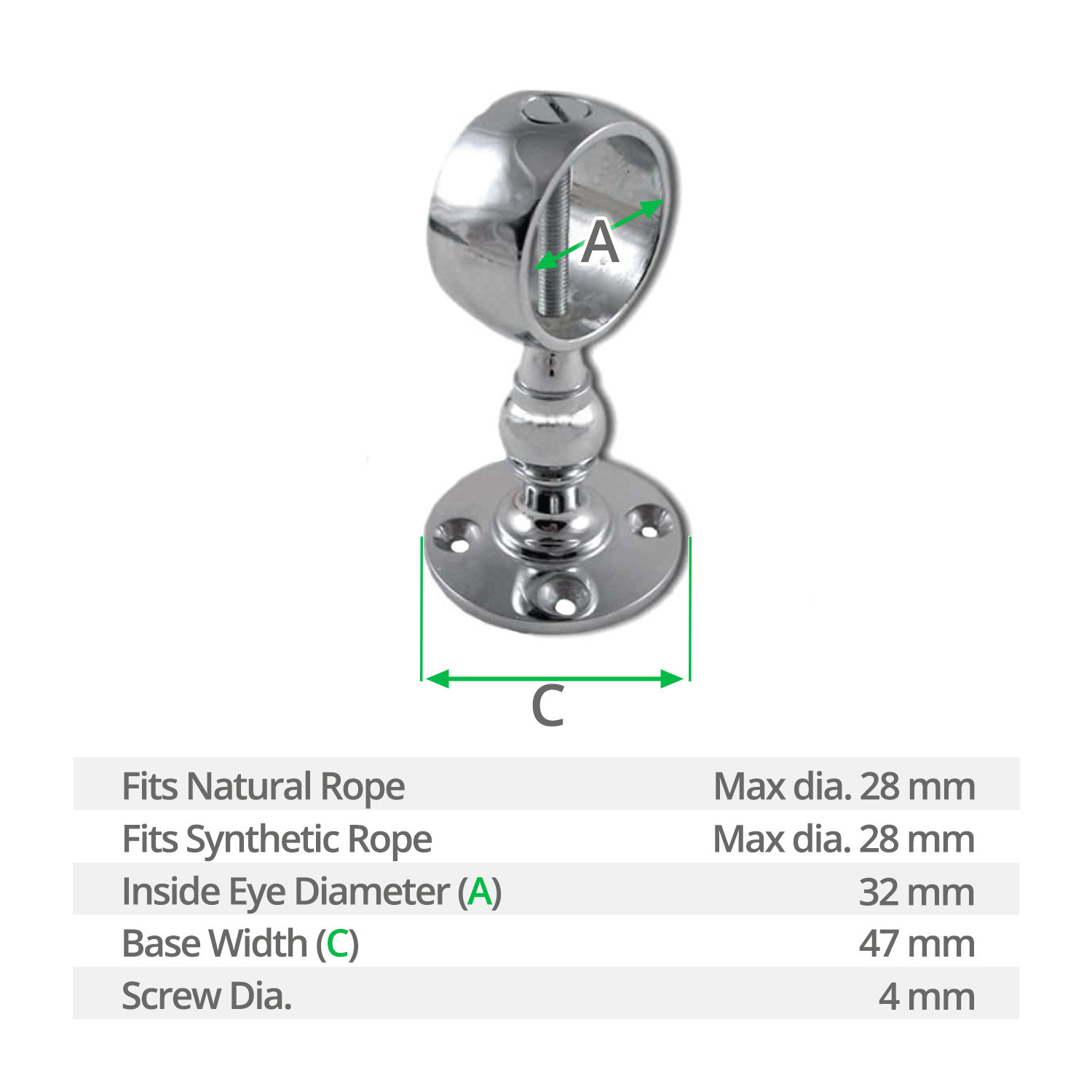 32mm-chrome-centre-bracket