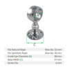 38mm-chrome-centre-bracket