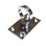 Chrome Decking Rope Hook Eye Plate