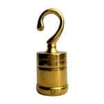 36mm Brass Rope Hook End with Cross Screw