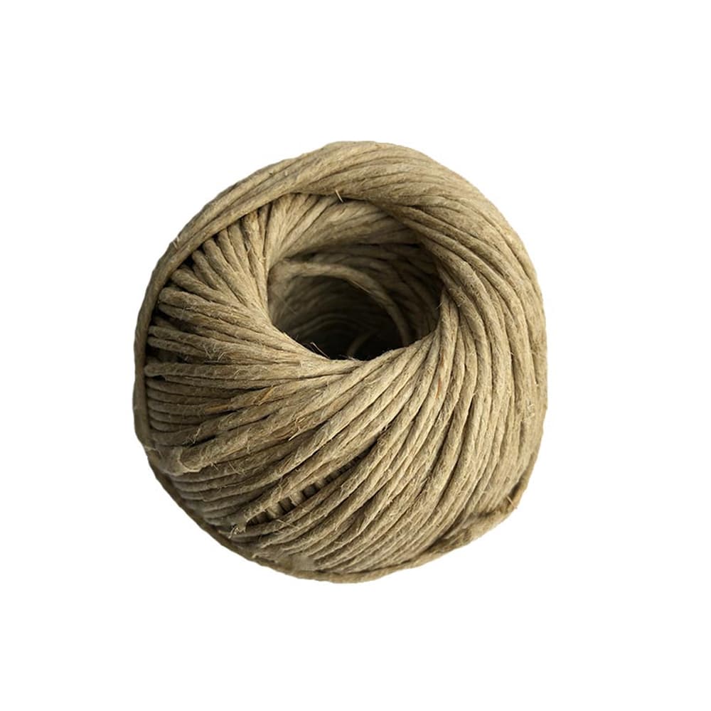 301 Polished Plain Flax Craft Twine - 3mm (250gm)