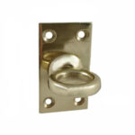 Brass Decking Rope Hook Eye Plate