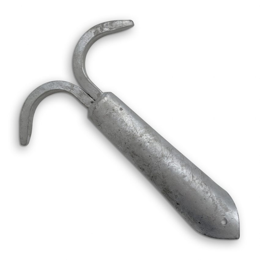 Galvanised Double Boat Hook End