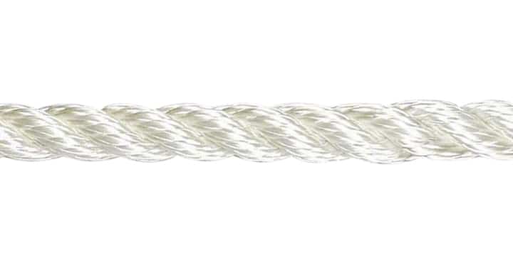 10mm White Polyester Rope (Sold by Metre)