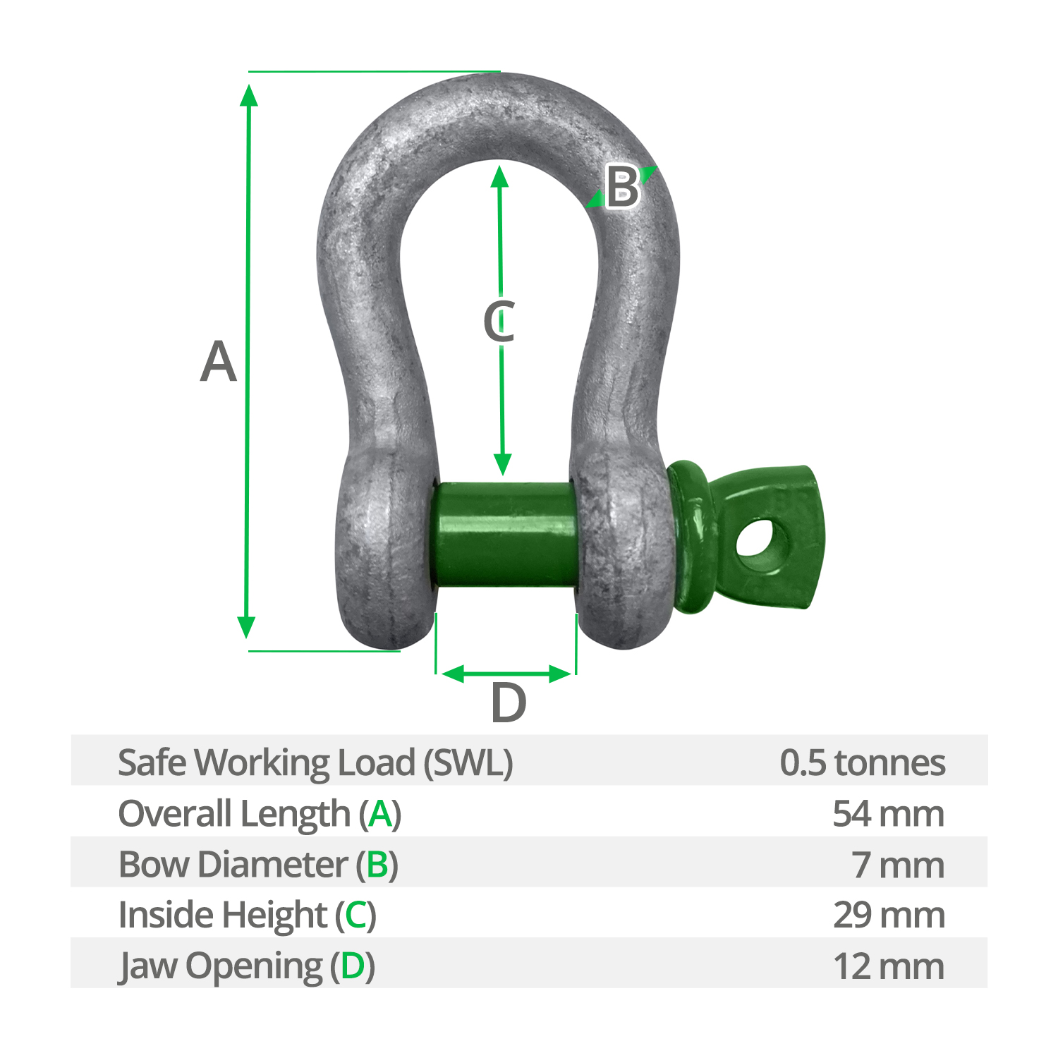 0.5-tonnes-green-shackle