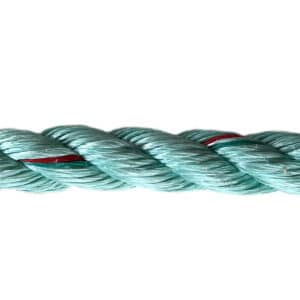 24mm Green with Red Flecks Polysteel Rope (Sold By Metre)