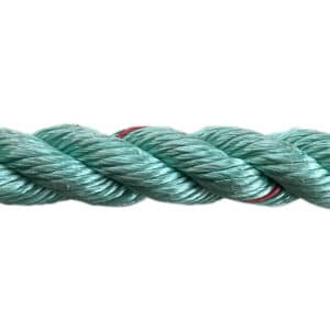 28mm Green with Red Flecks Polysteel Rope (Sold By Metre)