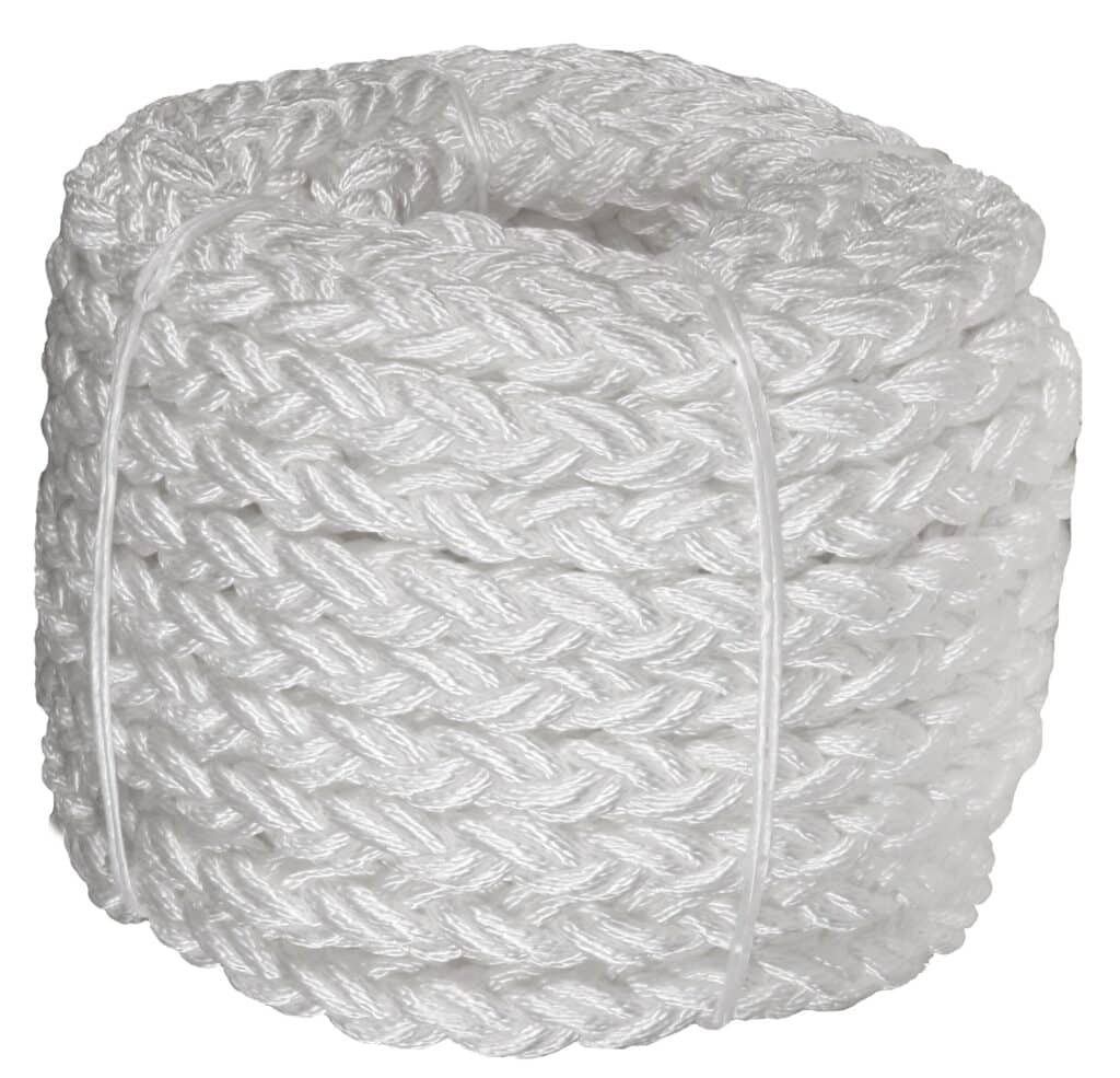 32mm White Nylon Mooring Rope (220m Coil) Buy Rope