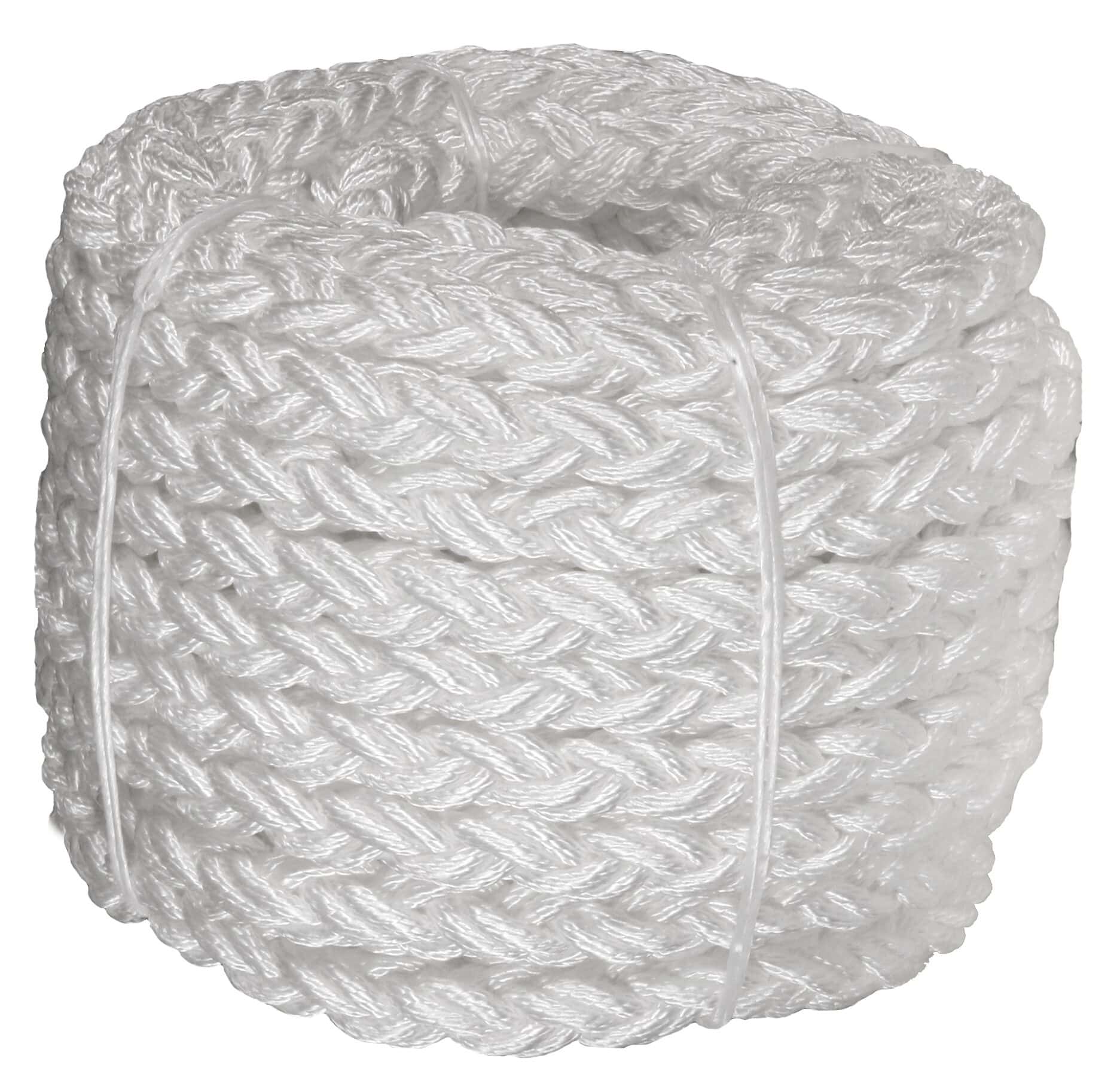 40mm White Nylon Mooring Rope (220m Coil) Buy Rope