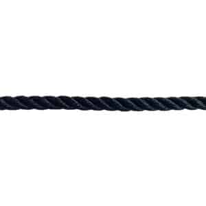10mm Black Polyester Rope (Sold By Metre)