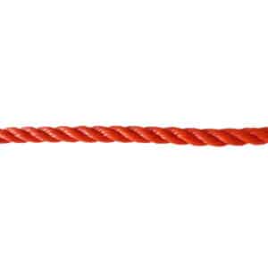 10mm Orange Polyethylene Rope (Sold By Metre)