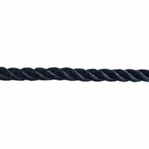 12mm Black Polyester Rope (Sold By Metre)
