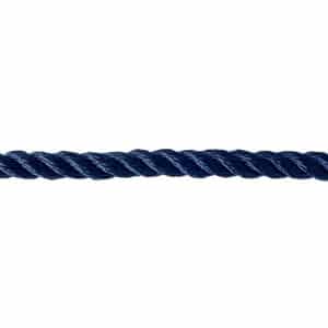 12mm Navy Blue Polyester Rope (Sold By Metre)