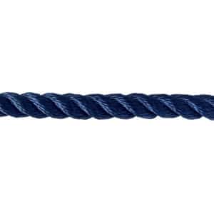 16mm Navy Blue Polyester Rope (Sold By Metre)