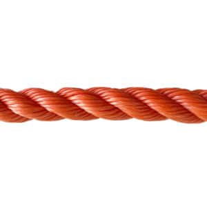 18mm Orange Polyethylene Rope (Sold By Metre)