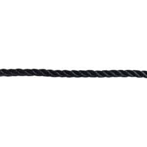 8mm Black Polyester Rope (Sold By Metre)