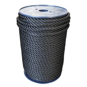 10mm Black Polyester Rope (100m Reel)