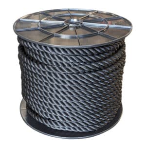 16mm Black Polyester Rope (100m Reel)