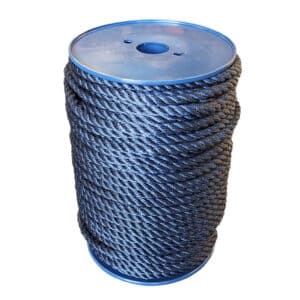 10mm Navy Blue Polyester Rope (100m Reel)