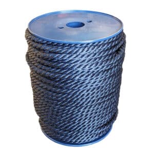 12mm Navy Blue Polyester Rope (100 Reel)