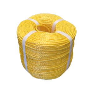 4mm Yellow Polypropylene Rope (220m Coil)