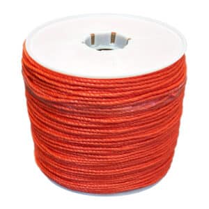 6mm Orange Polypropylene Rope (500m Reel)