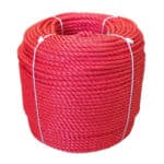 10mm Red Polypropylene Rope (220m Coil)