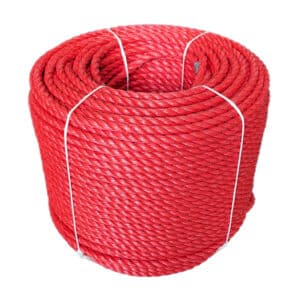 12mm Red Polypropylene Rope (220m Coil)
