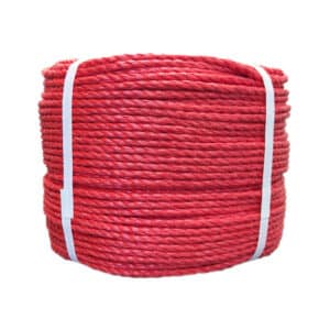 6mm Red Polypropylene Rope (220m Coil)