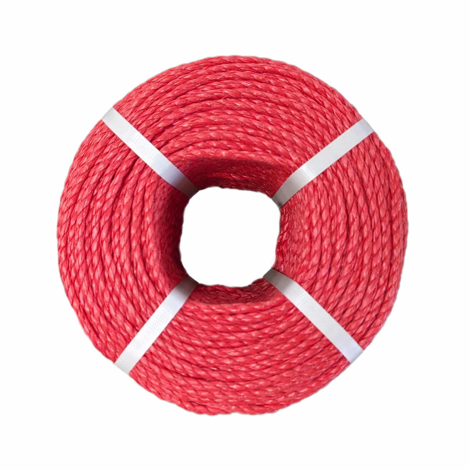 6mm Red Polypropylene Rope (220m Coil)